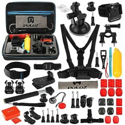 AKCESORIA DO GOPRO 53W1 ZESTAW Z WALIZKĄ