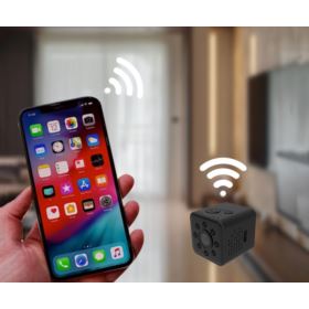 MINI KAMERA SZPIEGOWSKA WIFI Z WODOSZCZELNĄ OBUDOWĄ