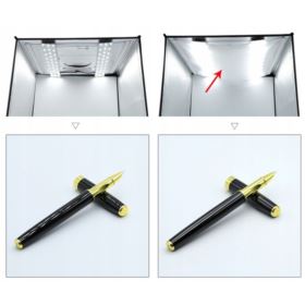 NAMIOT BEZCIENIOWY DUŻY STUDIO FOTO 60 CM LED 60W