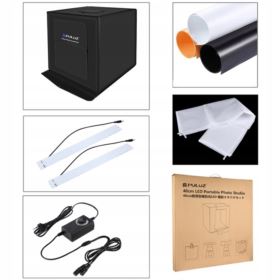 NAMIOT BEZCIENIOWY DUŻY STUDIO FOTO 60 CM LED 60W