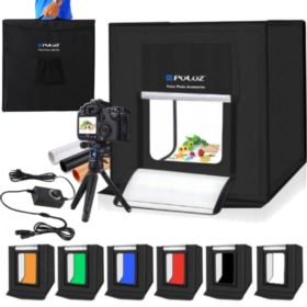 NAMIOT BEZCIENIOWY DUŻY STUDIO FOTO 60 CM LED 60W