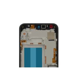 WYŚWIETLACZ Z DIGITIZEREM LG Q60 LMX525EAW K50 LM-X520HM Z RAMKĄ CZARNY FULL SET