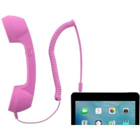 SŁUCHAWKA RETRO DO TELEFONU MINI JACK 3.5 MM R&Oacute;ŻOWY