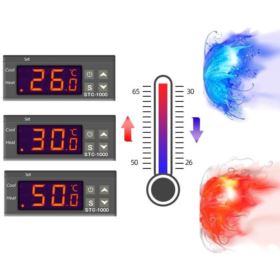 REGULATOR TEMPERATURY 220V 10A TERMOSTAT CYFROWY STC-1000