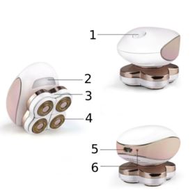 GOLARKA ELEKTRYCZNA DAMSKA DO RĄK CIAŁA N&Oacute;G BIAŁA