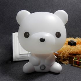 LAMPKA NOCNA DLA DZIECI MIŚ BIAŁA