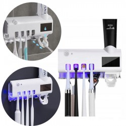 STERYLIZATOR DO SZCZOTECZEK Z DOZOWNIKIEM PASTY DO ZĘBÓW