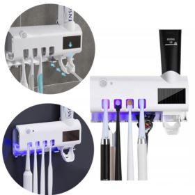 STERYLIZATOR DO SZCZOTECZEK Z DOZOWNIKIEM PASTY DO ZĘB&Oacute;W