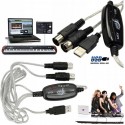 KONWERTER USB MIDI INTERFEJS IN/OUT 16 KANAŁÓW