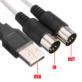 KONWERTER USB MIDI INTERFEJS IN/OUT 16 KANAŁÓW