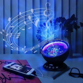 PROJEKTOR FAL LAMPKA LED RGB Z DŹWIĘKIEM