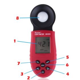 LUKSOMIERZ CYFROWY HS1010A Z SONDĄ POMIAROWĄ