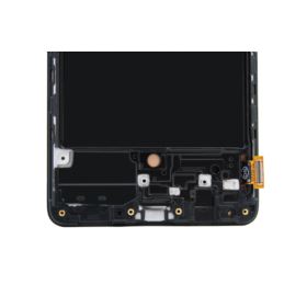 WYŚWIETLACZ Z DIGITIZEREM SAMSUNG GALAXY A71 SM-A715F Z RAMKĄ CZARNY