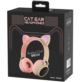 SŁUCHAWKI KOCIE USZY LED BLUETOOTH 5.0