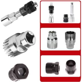 NARZĘDZIA ROWEROWE KLUCZ DO SUPORTU SKUWACZ DO ŁAŃCUCHA ŚCIĄGACZ DO KORB