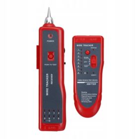 TESTER KABLI RJ-45 RJ-11 LOKALIZATOR PRZEWOD&Oacute;W Z ETUI