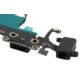 ZŁĄCZE ŁADOWANIA IPHONE 5 A1429 A1428 A1442 Z MIKROFONEM I GNIAZDEM SŁUCHAWKOWYM CZARNE