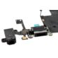 ZŁĄCZE ŁADOWANIA IPHONE 5 A1429 A1428 A1442 Z MIKROFONEM I GNIAZDEM SŁUCHAWKOWYM CZARNE