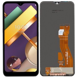 WYŚWIETLACZ Z DIGITIZEREM LG K22 LM-K200 LM-K200BMW LMK200EMW K22 PLUS LMK200Z LMK200E CZARNY