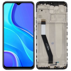WYŚWIETLACZ Z DIGITIZEREM XIAOMI REDMI 9 Z RAMKĄ CZARNY FULL SET