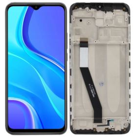 WYŚWIETLACZ Z DIGITIZEREM XIAOMI REDMI 9 Z RAMKĄ CZARNY FULL SET