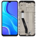 WYŚWIETLACZ Z DIGITIZEREM XIAOMI REDMI 9 Z RAMKĄ CZARNY FULL SET