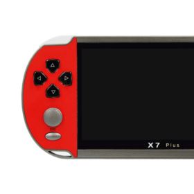 KONSOLA PRZENOŚNA X7 PLUS RETRO 1000 GIER NIEBIESKO-CZERWONA