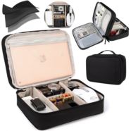 ORGANIZER NA ELEKTRONIKĘ I KABLE ETUI PODWÓJNE CZARNE