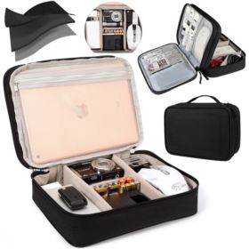 ORGANIZER NA ELEKTRONIKĘ I KABLE ETUI PODW&Oacute;JNE CZARNE