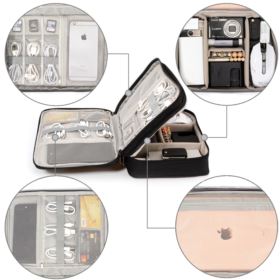 ORGANIZER NA ELEKTRONIKĘ I KABLE ETUI PODW&Oacute;JNE CZARNE