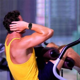 PASEK DO APPLE WATCH BRANSOLETA 42/44/45MM CZARNY STALOWY