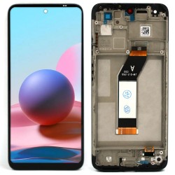 WYŚWIETLACZ Z DIGITIZEREM DO XIAOMI REDMI 10 IPS  TFT  Z RAMKĄ CZARNY