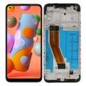 WYŚWIETLACZ Z DIGITIZEREM SAMSUNG GALAXY A11 M11 SM-A115A SM-M115F Z RAMKĄ CZARNY