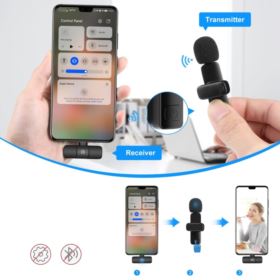 MIKROFON BEZPRZEWODOWY DO TELEFONU KRAWATOWY PULUZ