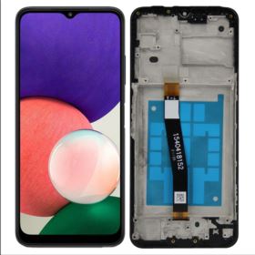 WYŚWIETLACZ I DIGITIZER SAMSUNG GALAXY A22 5G Z RAMKĄ IPS TFT CZARNY