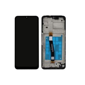 WYŚWIETLACZ I DIGITIZER SAMSUNG GALAXY A22 5G Z RAMKĄ IPS TFT CZARNY