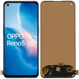 WYŚWIETLACZ Z DIGITIZEREM OPPO RENO 5Z RENO 5F CPH2217 CPH2211 CZARNY FULL SET