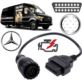 ADAPTER OBD 2 NA OBD 14 PIN MERCEDES SPRINTER VOLKSWAGEN LT PRZEJŚCIÓWKA CZARNA
