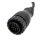 ADAPTER OBD 2 NA OBD 14 PIN MERCEDES SPRINTER VOLKSWAGEN LT PRZEJŚCIÓWKA CZARNA