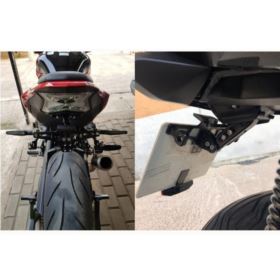 MOCOWANIE TABLICY REJESTRACYJNEJ MOTOCYKL LAMPKA LED NA TYŁ