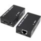 EXTENDER HDMI NA RJ45 LAN CZARNY PRZEDŁUŻACZ DO 60 METRÓW ODBIORNIK I NADAJNIK