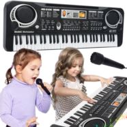 KEYBOARD DLA DZIECI Z MIKROFONEM