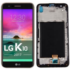 WYŚWIETLACZ I DIGITIZER LG K10 2017 Z RAMKĄ I PROFESJONALNYMI NARZĘDZIAMI GAT