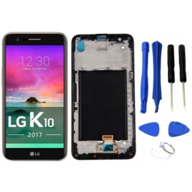 WYŚWIETLACZ Z DIGITIZEREM LG K10 2017 M250 Z NARZĘDZIAMI I RAMKĄ
