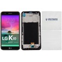 WYŚWIETLACZ Z DIGITIZEREM LG K10 2017 M250 Z RAMKĄ I ŚCIERCZKĄ