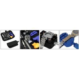 ZESTAW ZEGARMISTRZOWSKI E-DURABLE NARZĘDZIA DO ZEGARK&Oacute;W 14 ELEMENT&Oacute;W W ETUI