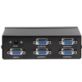 ROZDZIELACZ SYGNAŁU VGA 1x4 CZARNY SPLITTER