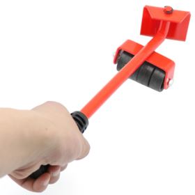 ZESTAW DO PRZESUWANIA MEBLI CZERWONY PODNOŚNIK I ROLKI