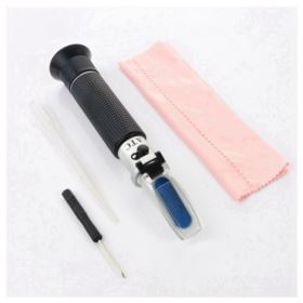 REFRAKTOMETR MIERNIK ZASOLENIA WODY Z PIPETĄ I ŚRUBOKRĘTEM