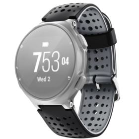 PASEK GARMIN FORERUNNER 735XT 235 230 220 630 620 CZARNO-SZARY SILIKONOWY